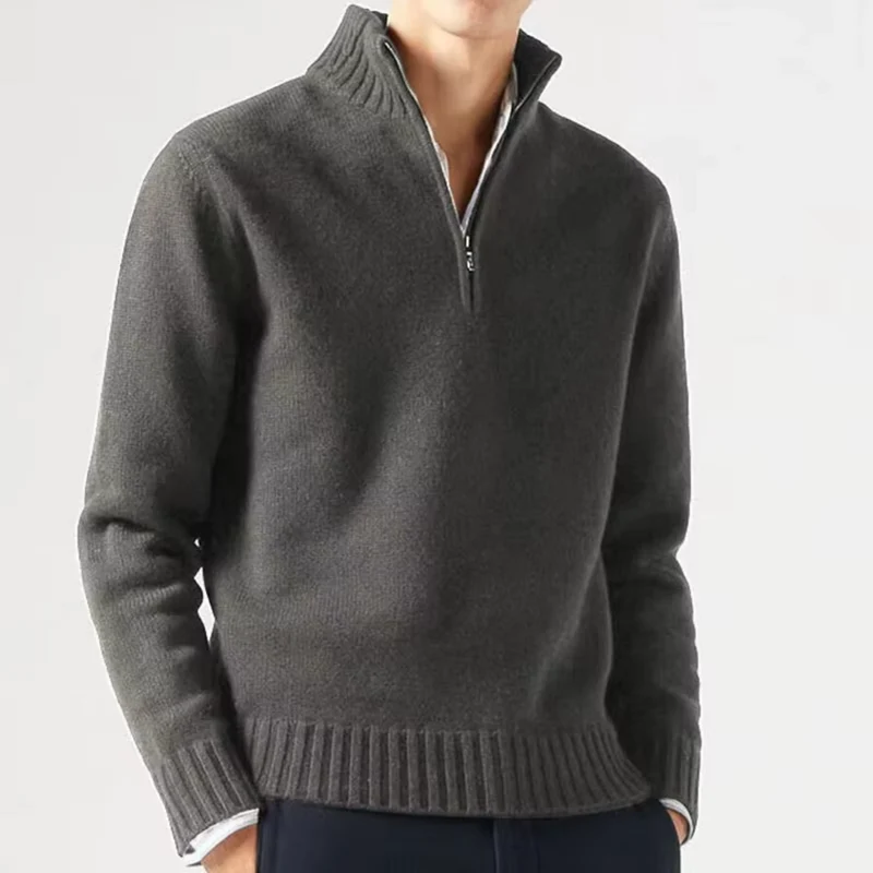 Lucio | Eleganter Half-Zip-Pullover
