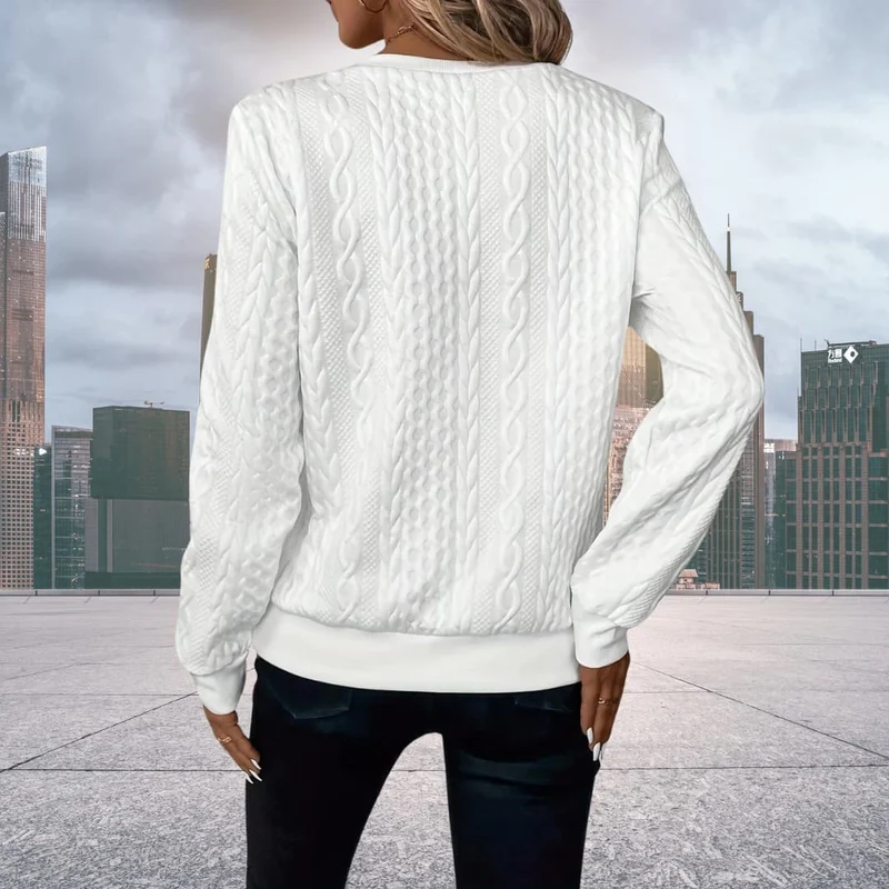Maisie | Eleganter Struktur-Pullover