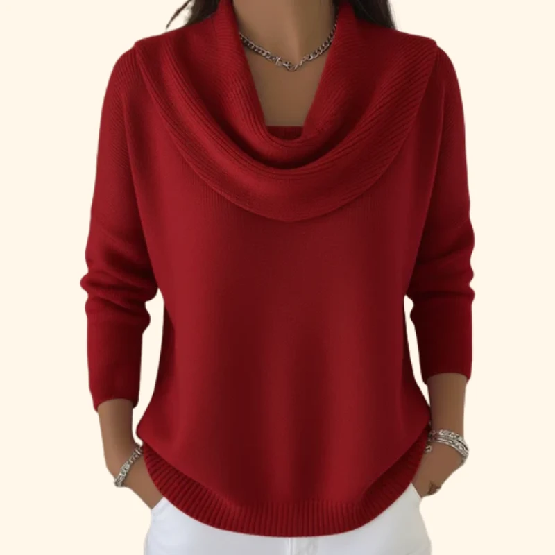 Lora | Schicker Wasserfall-Pullover