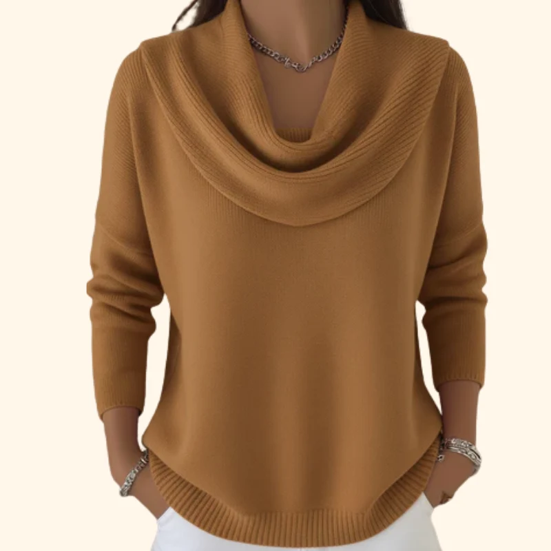 Lora | Schicker Wasserfall-Pullover