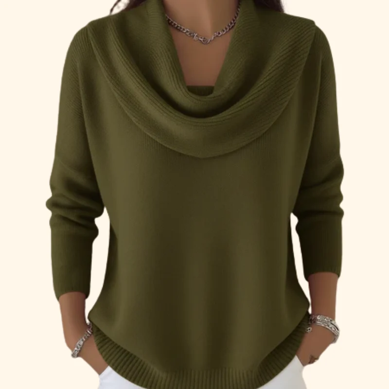 Lora | Schicker Wasserfall-Pullover