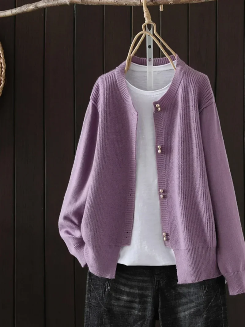 Camia | Cardigan mit Rundhalsausschnitt