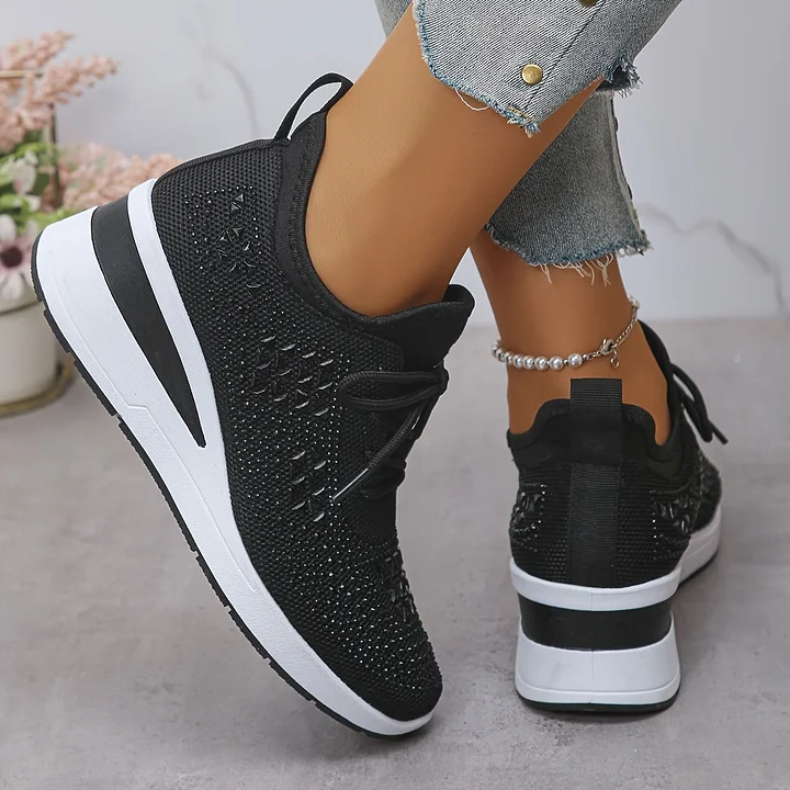 Mayrie | Sparkle Wedge Orthopädische Sneaker