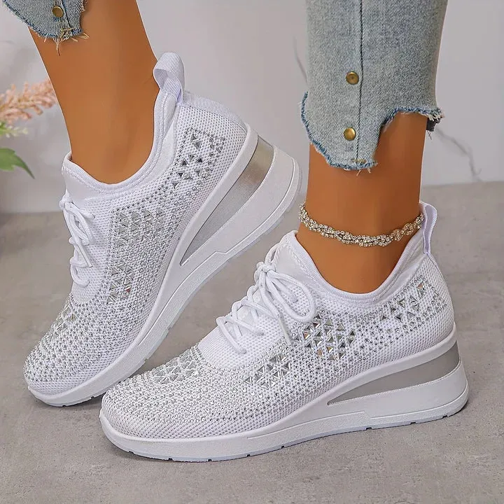 Mayrie | Sparkle Wedge Orthopädische Sneaker