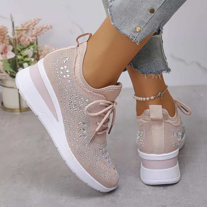 Mayrie | Sparkle Wedge Orthopädische Sneaker