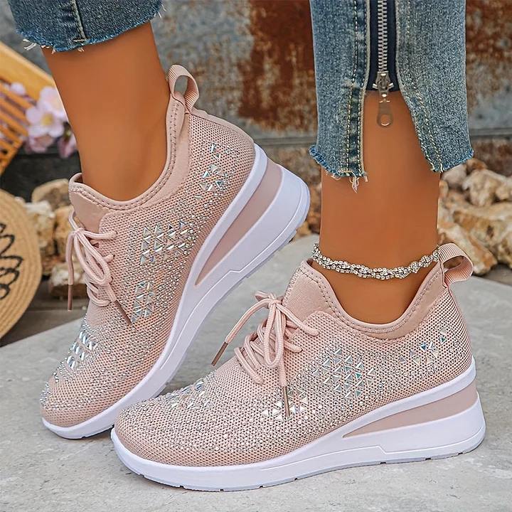Mayrie | Sparkle Wedge Orthopädische Sneaker