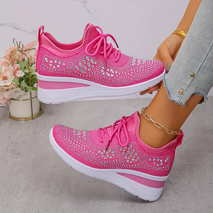 Mayrie | Sparkle Wedge Orthopädische Sneaker