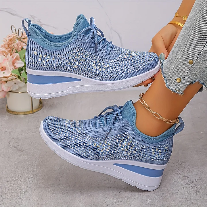 Mayrie | Sparkle Wedge Orthopädische Sneaker