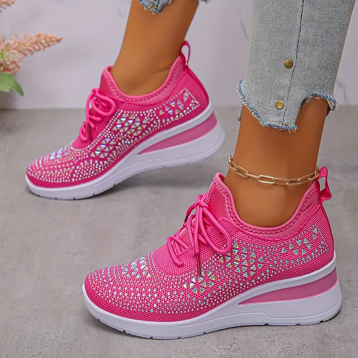 Mayrie | Sparkle Wedge Orthopädische Sneaker