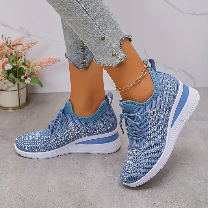 Mayrie | Sparkle Wedge Orthopädische Sneaker