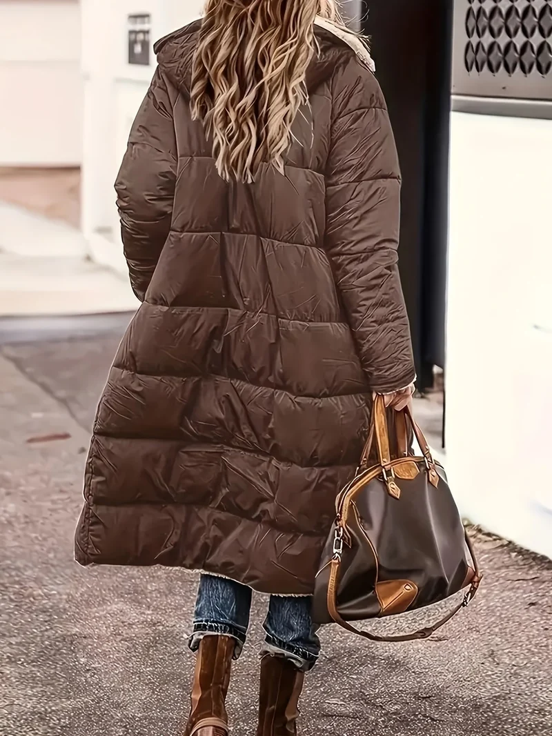 Ellena | Schlichte, lange Winterjacke