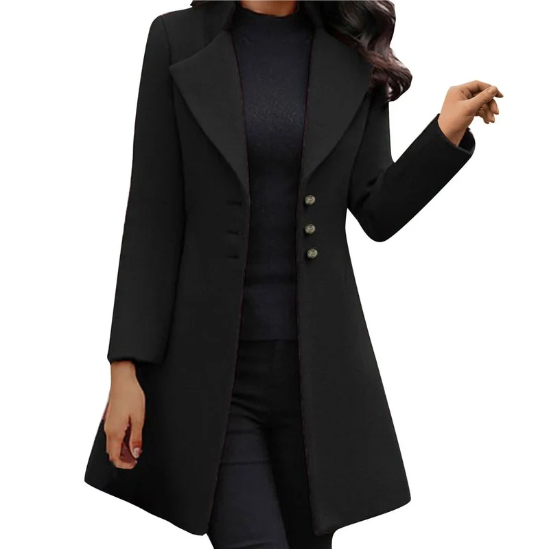 Elvie | Eleganter Langer Wintermantel