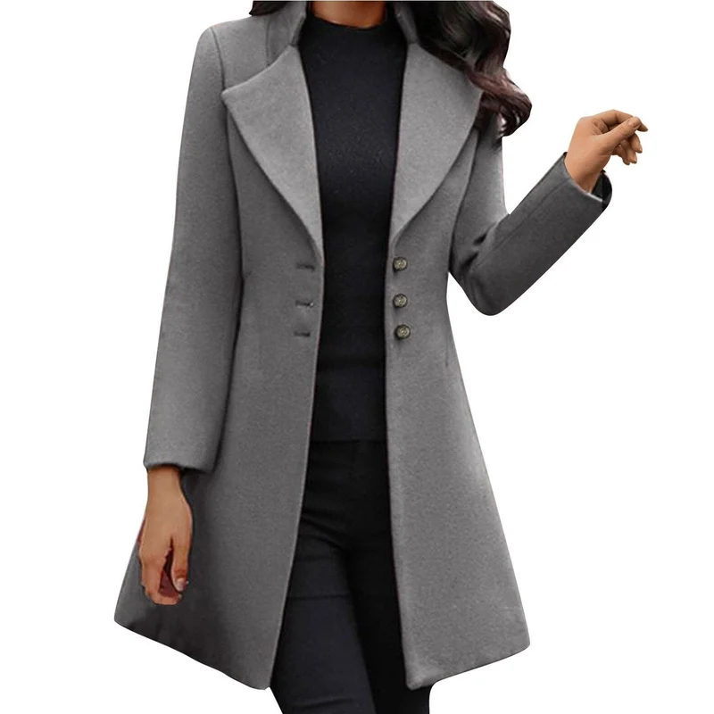 Elvie | Eleganter Langer Wintermantel