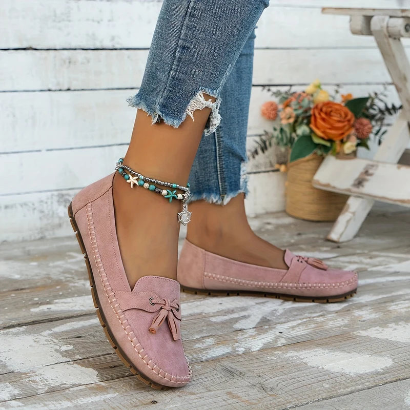Nadine | Klassische Loafers mit Quasten-Detail