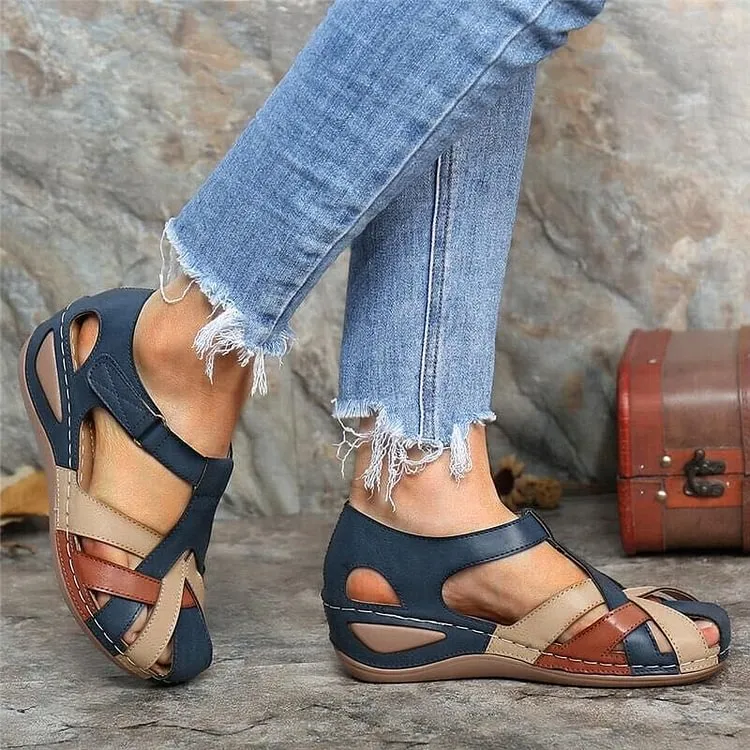 Millie | Lässige Keilsandalen