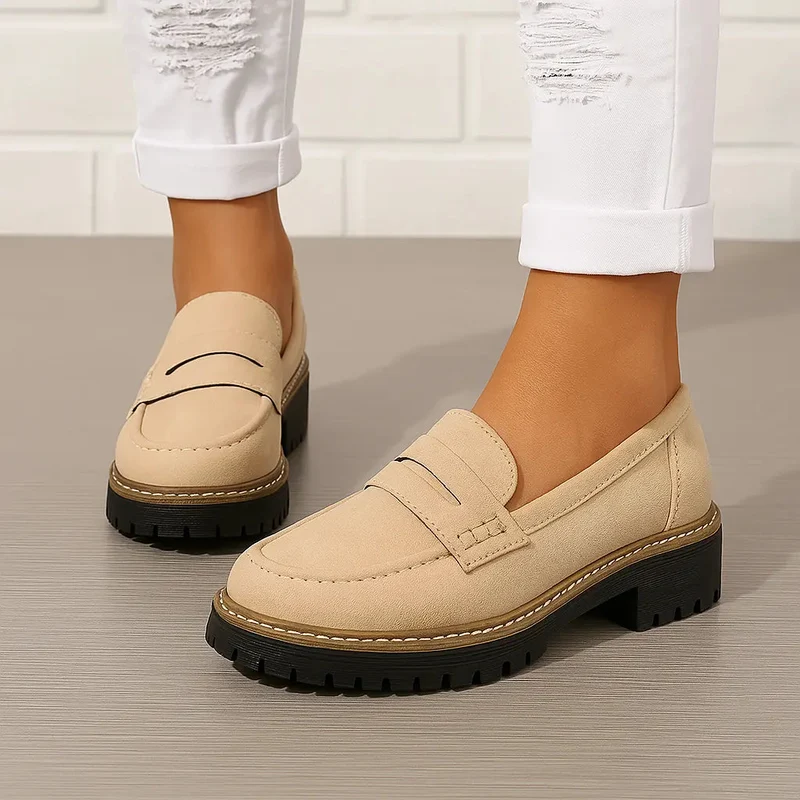 Nadia | Zeitlose Loafer aus Wildleder
