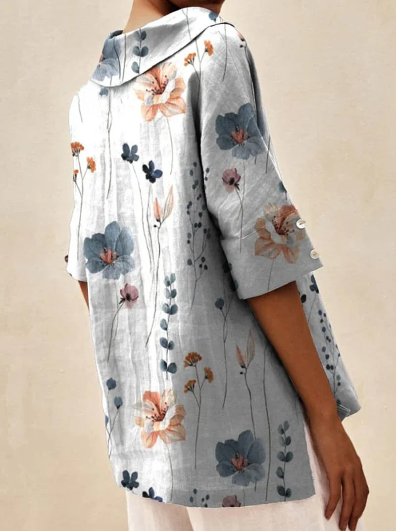 Andrea | Elegantes Top mit V-Ausschnitt