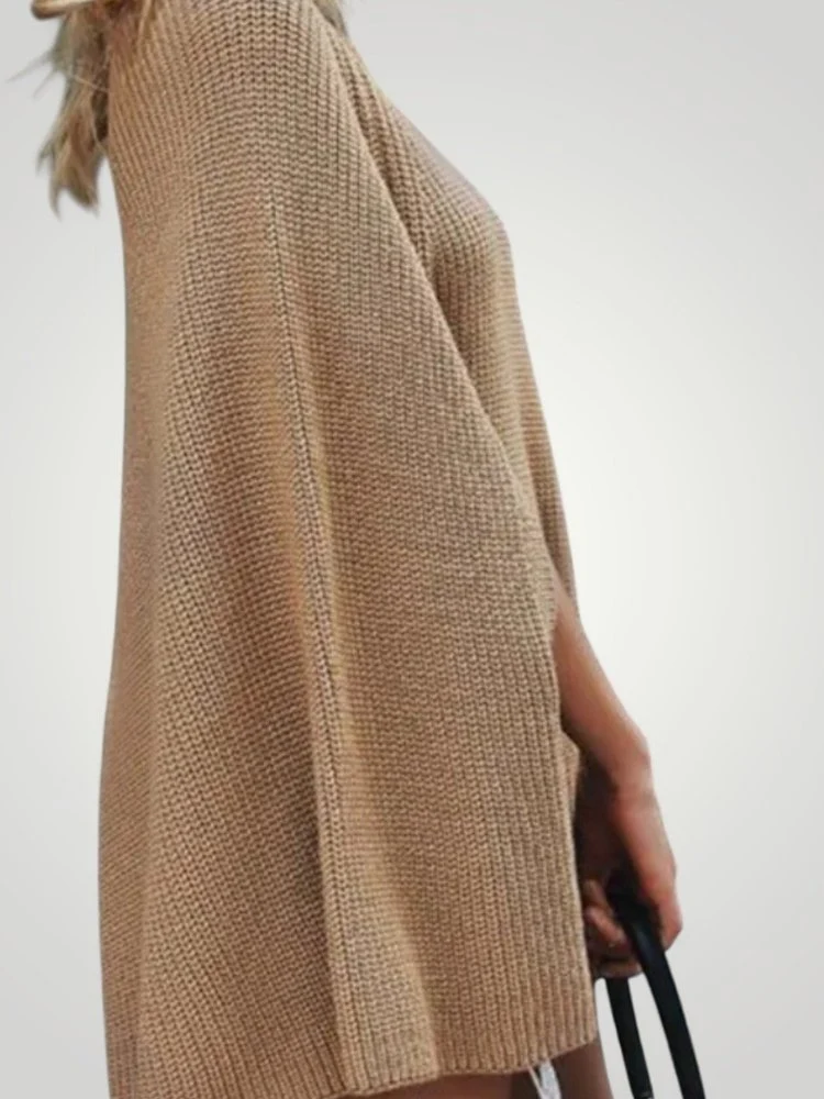 Finja | Eleganter Khaki-Pullover für Damen mit Komfort