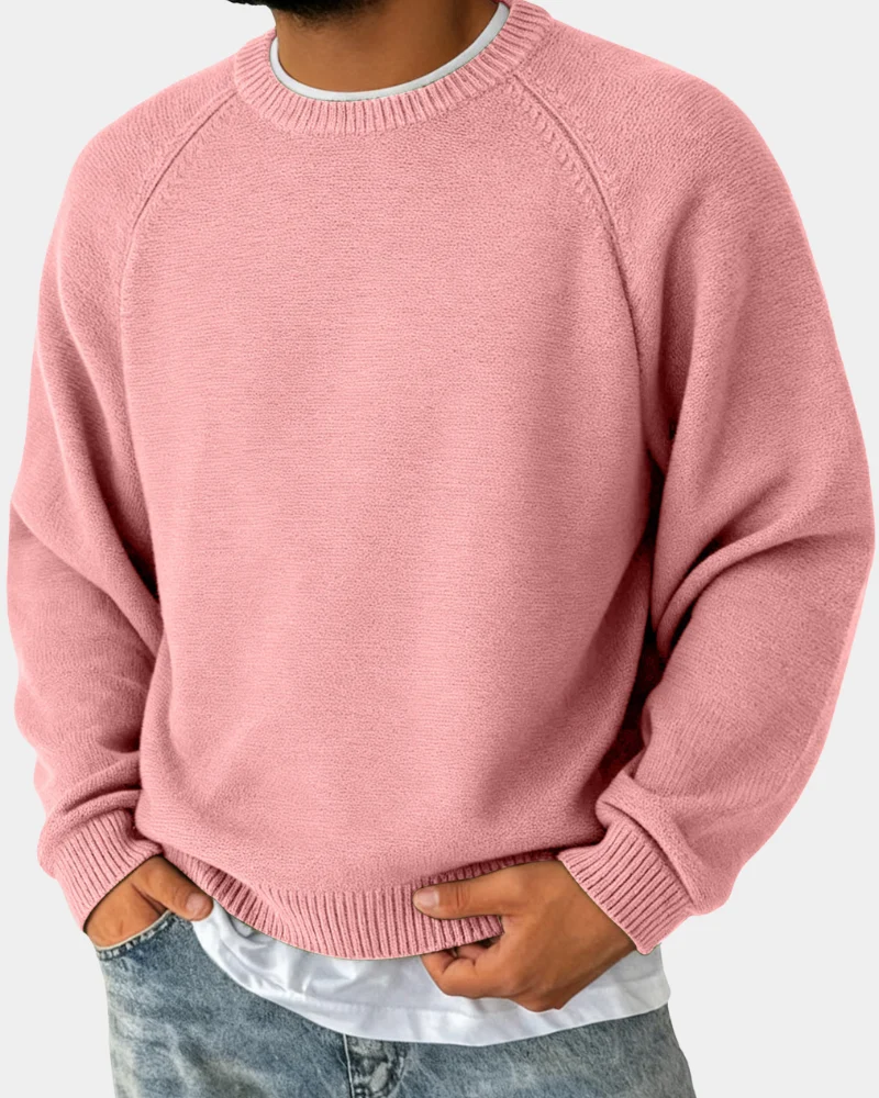 Evander | Einfacher Rundhalsausschnitt Pullover