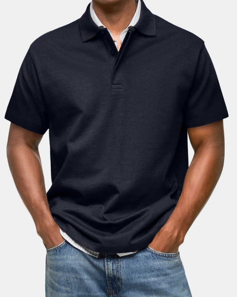 Eryk | Unverzichtbares Kurzarm-Poloshirt