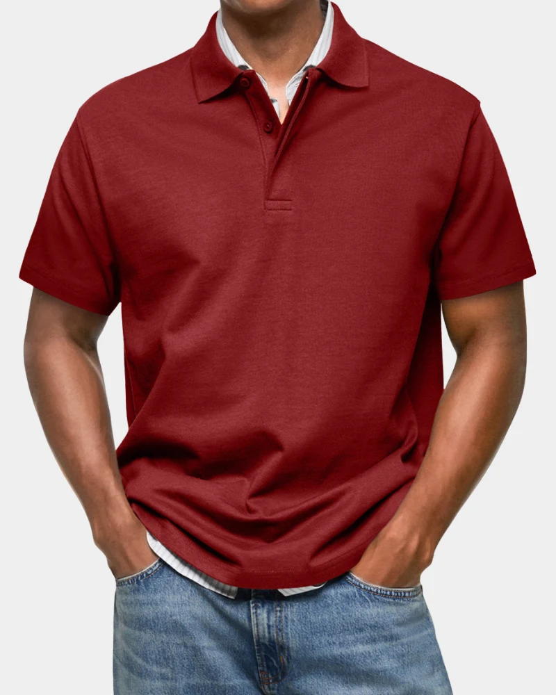 Eryk | Unverzichtbares Kurzarm-Poloshirt
