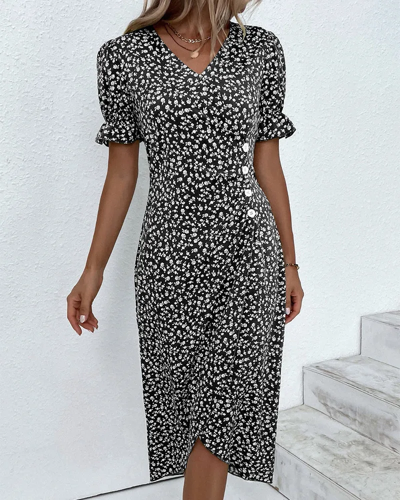 Gianna | Stilvolles Blumenkleid