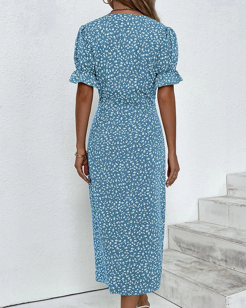 Gianna | Stilvolles Blumenkleid