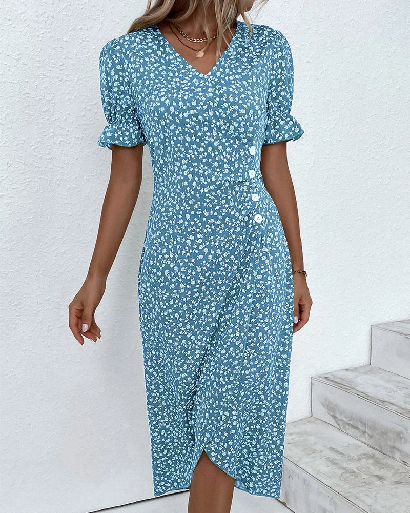 Gianna | Stilvolles Blumenkleid