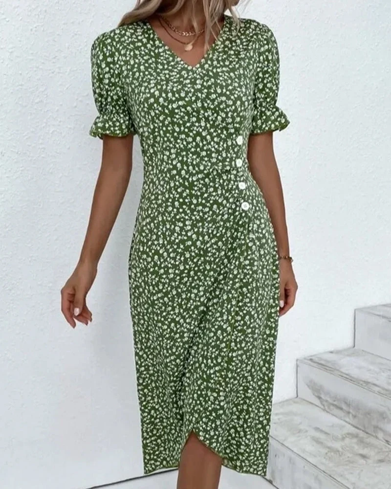 Gianna | Stilvolles Blumenkleid