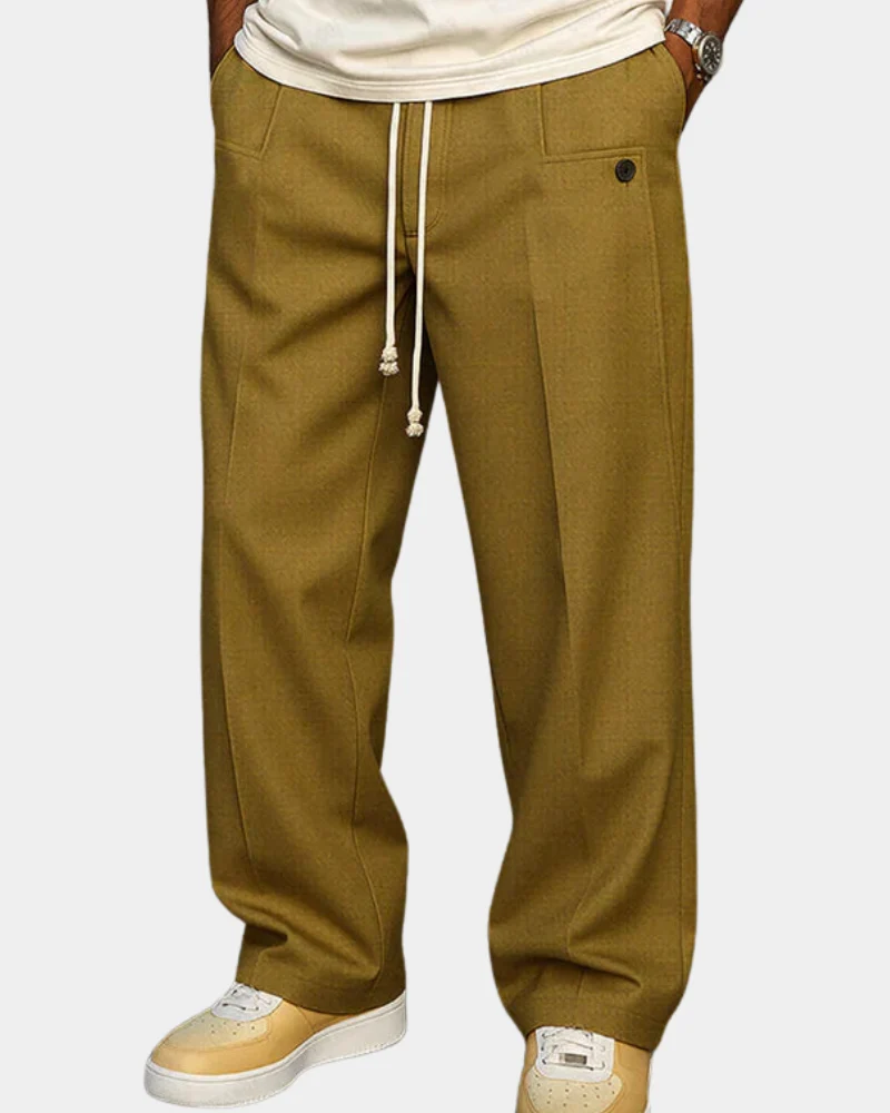 Olivio | Elegante Kordelzug Hose