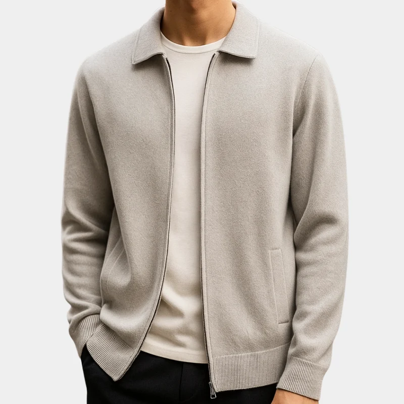 Rafelio | Zeitloser Reißverschluss Cardigan