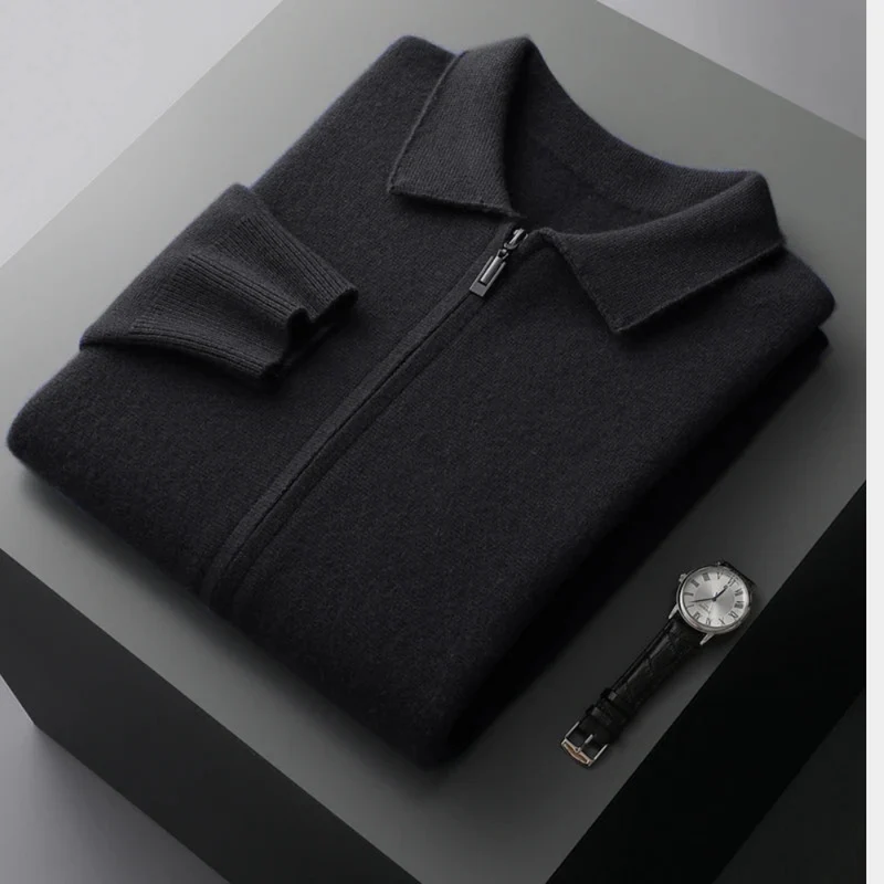 Rafelio | Zeitloser Reißverschluss Cardigan