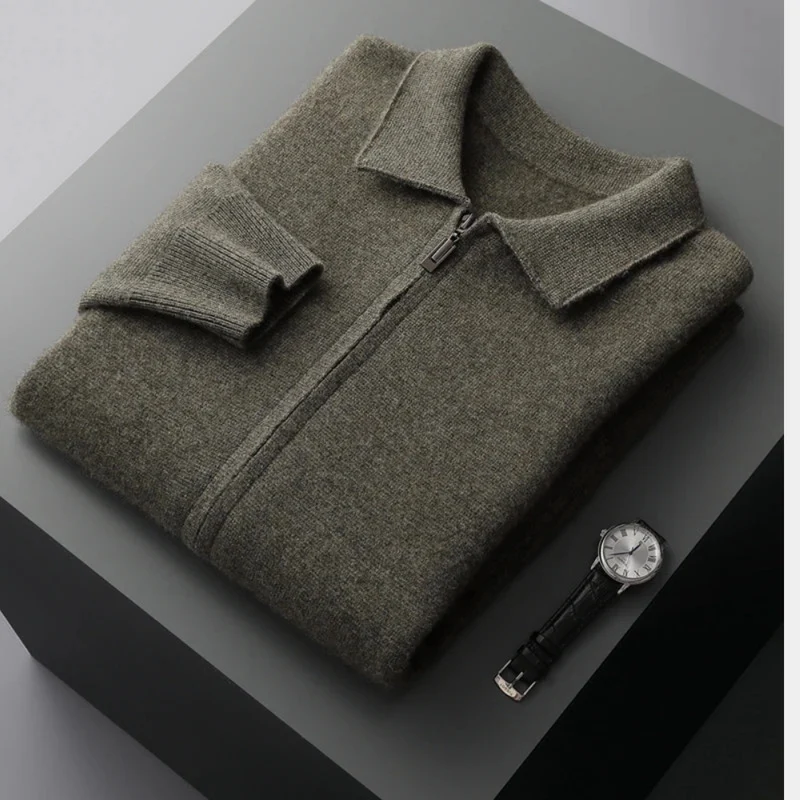 Rafelio | Zeitloser Reißverschluss Cardigan