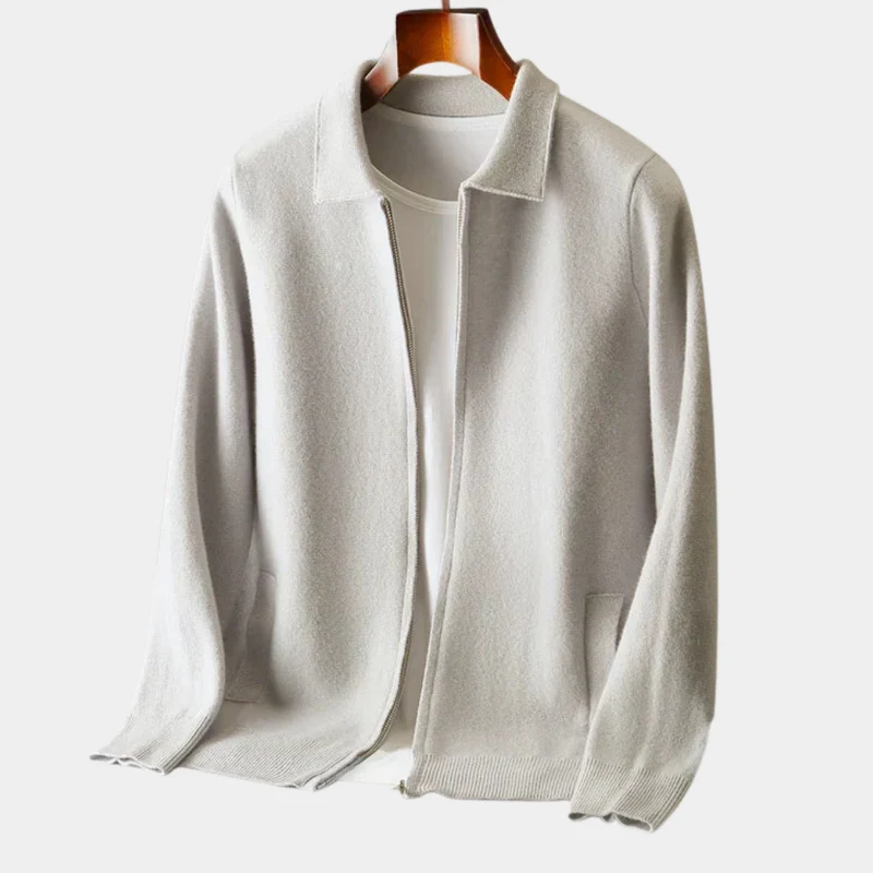 Rafelio | Zeitloser Reißverschluss Cardigan