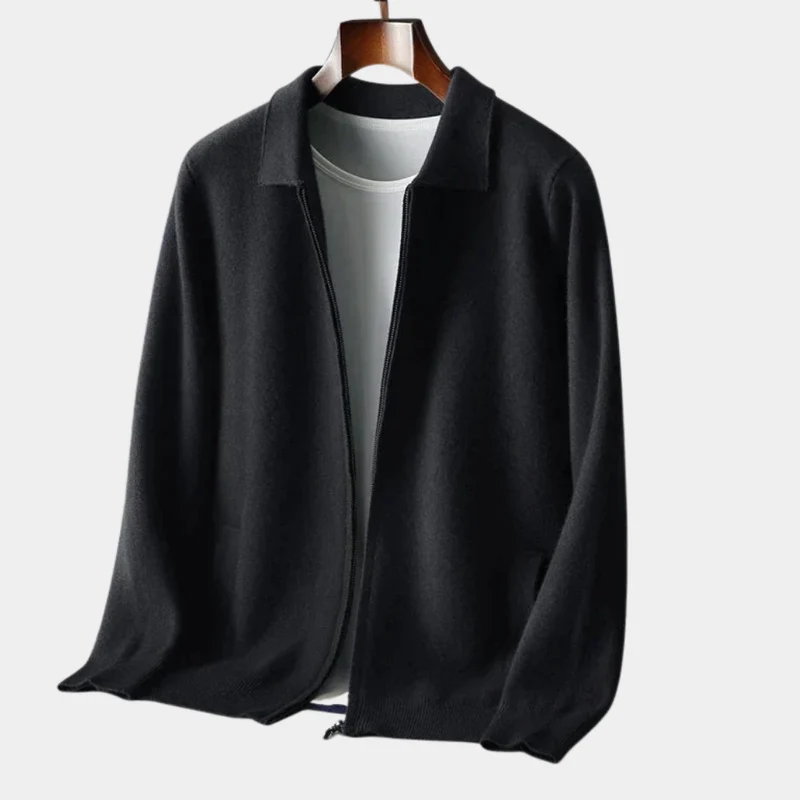 Rafelio | Zeitloser Reißverschluss Cardigan