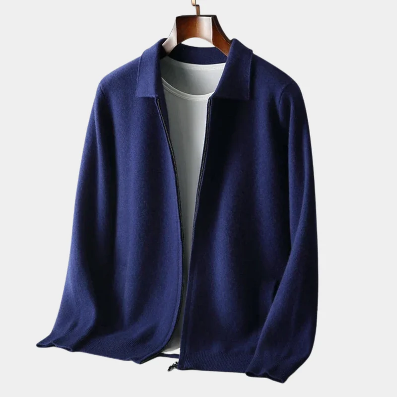 Rafelio | Zeitloser Reißverschluss Cardigan
