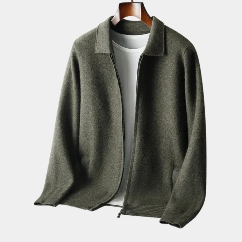 Rafelio | Zeitloser Reißverschluss Cardigan