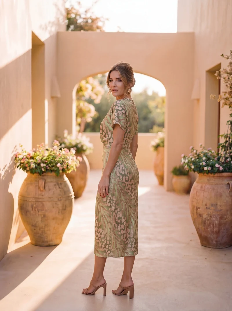 Dorette | Elegant Midi Kleid