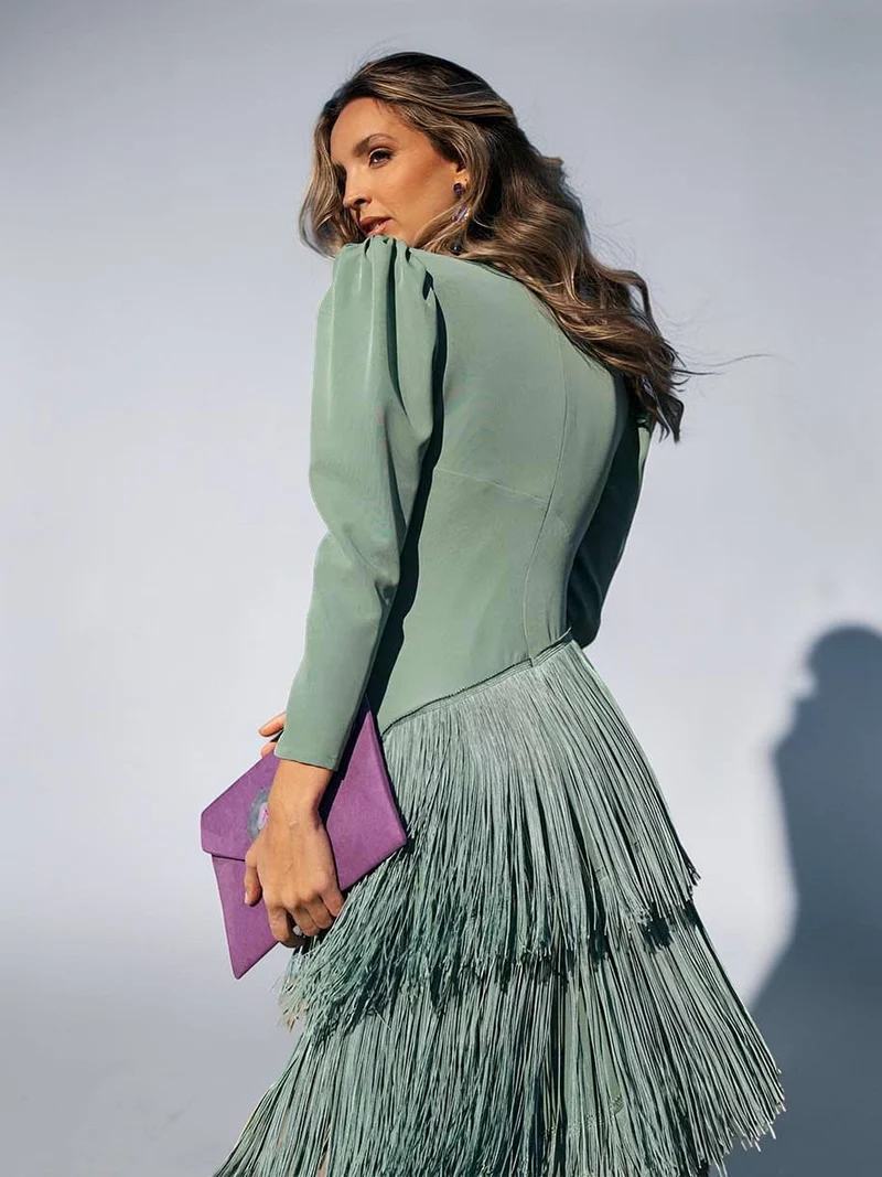 Sofia | Elegantes Kleid mit Fransen