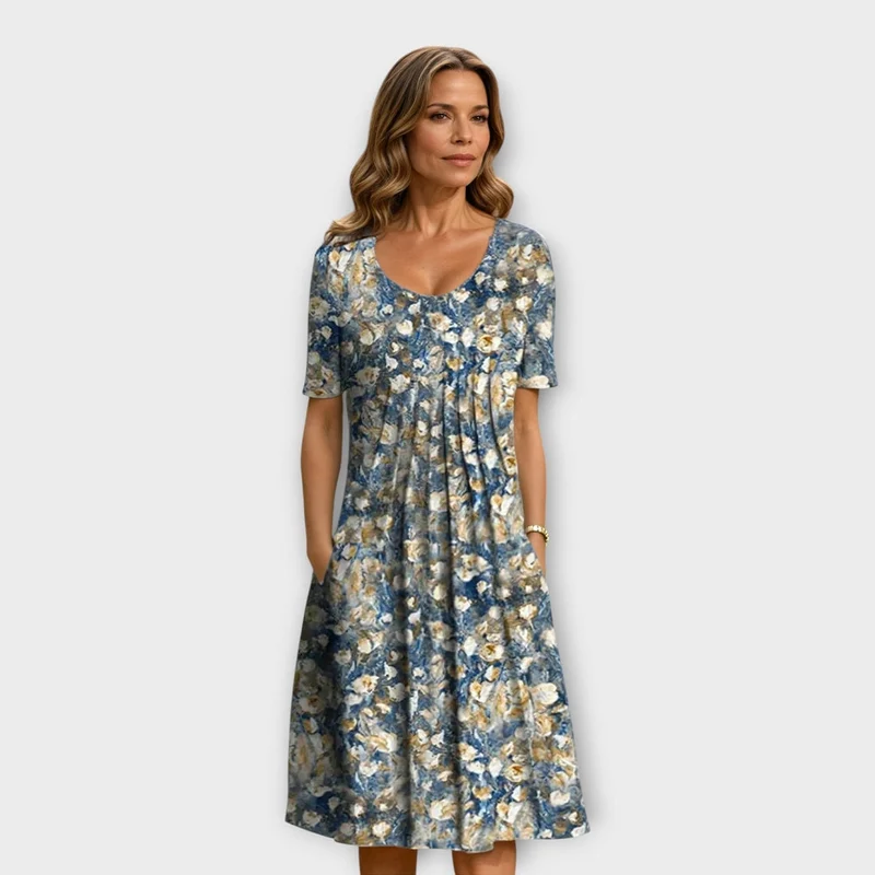 Marianne | Bauchbedeckendes Kleid aus Baumwolle