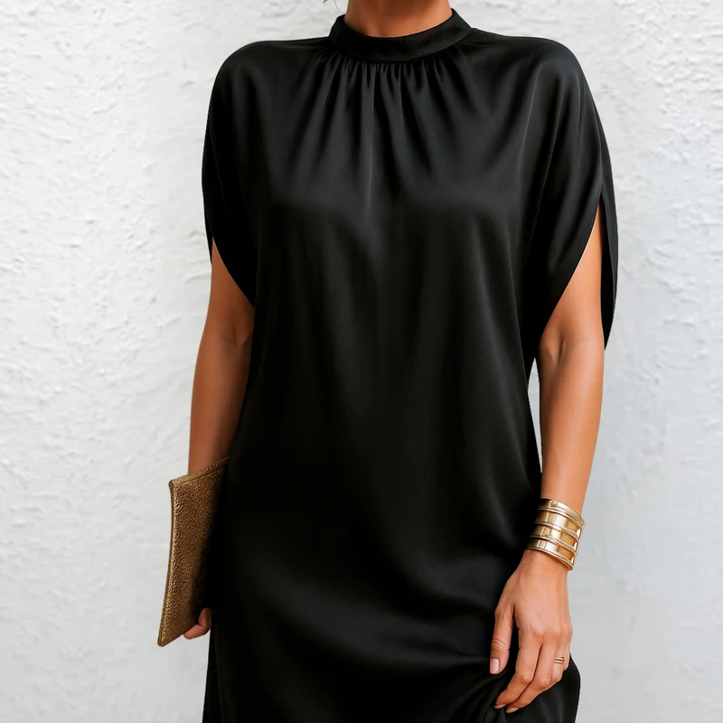 Emma | Zeitlos Schwarzes Kleid