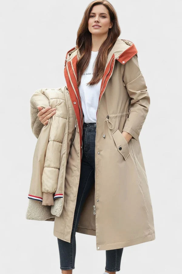 Frostra | Herbstjacke mit Kapuze und Weichem Kragen