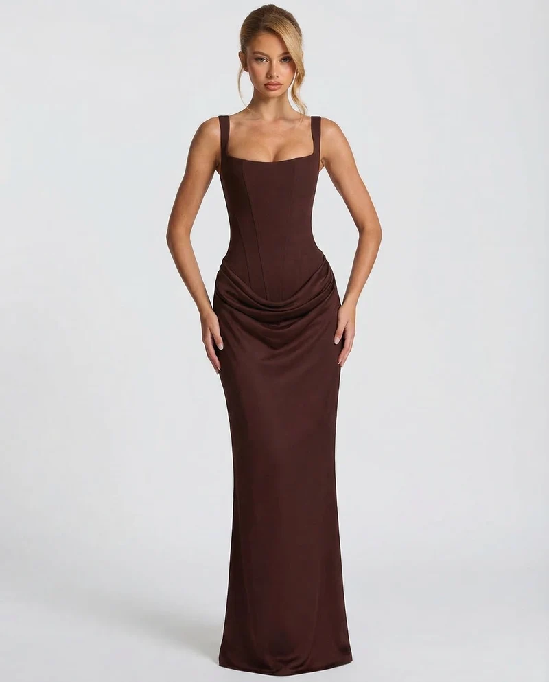 Chayenne - Sanduhr-Maxikleid