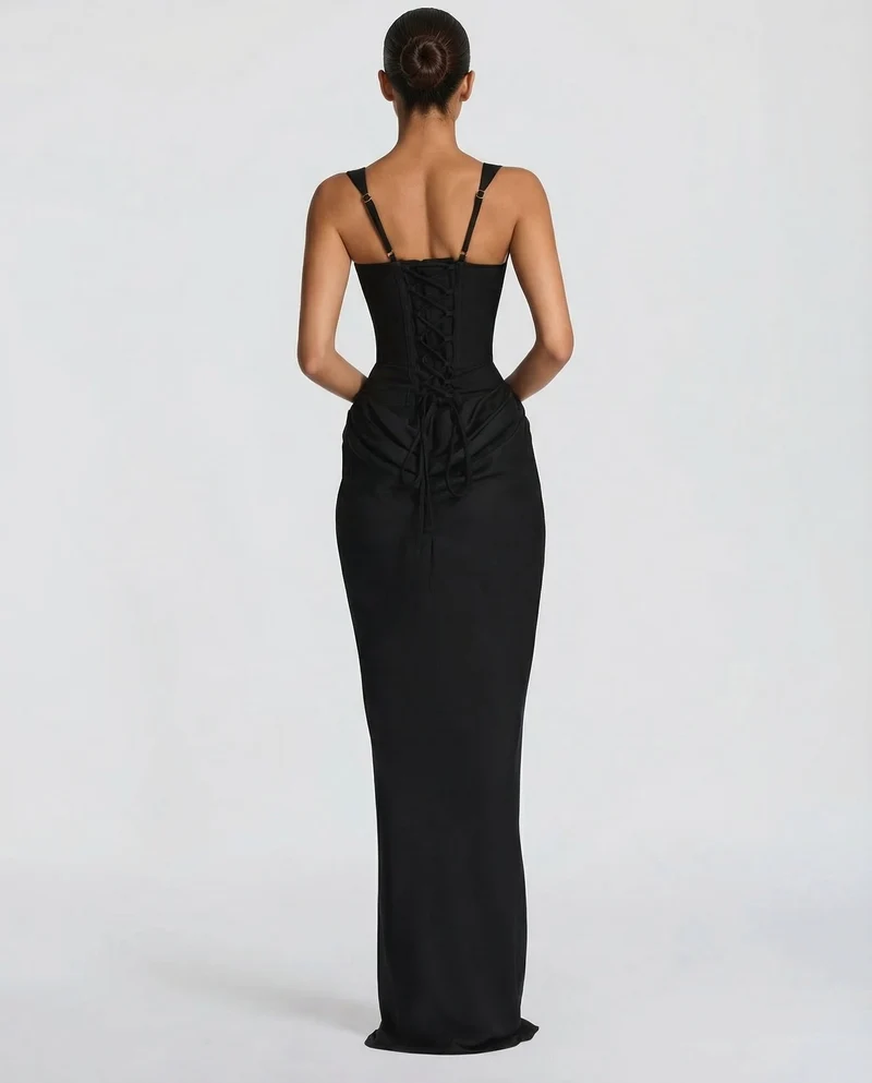Chayenne - Sanduhr-Maxikleid