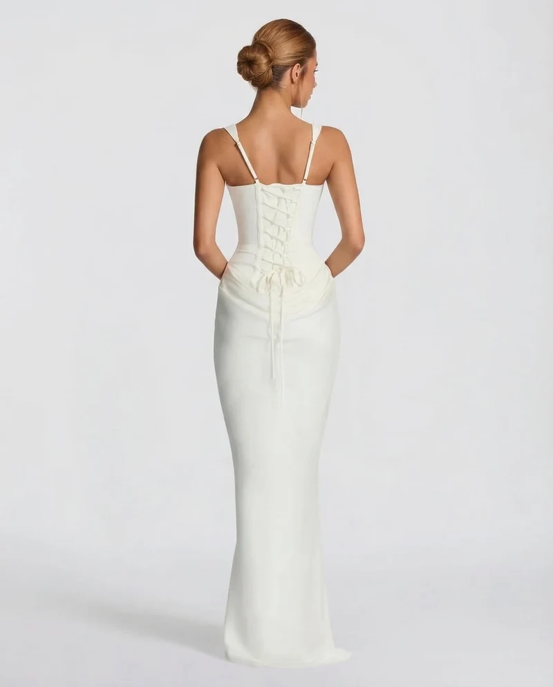 Chayenne - Sanduhr-Maxikleid