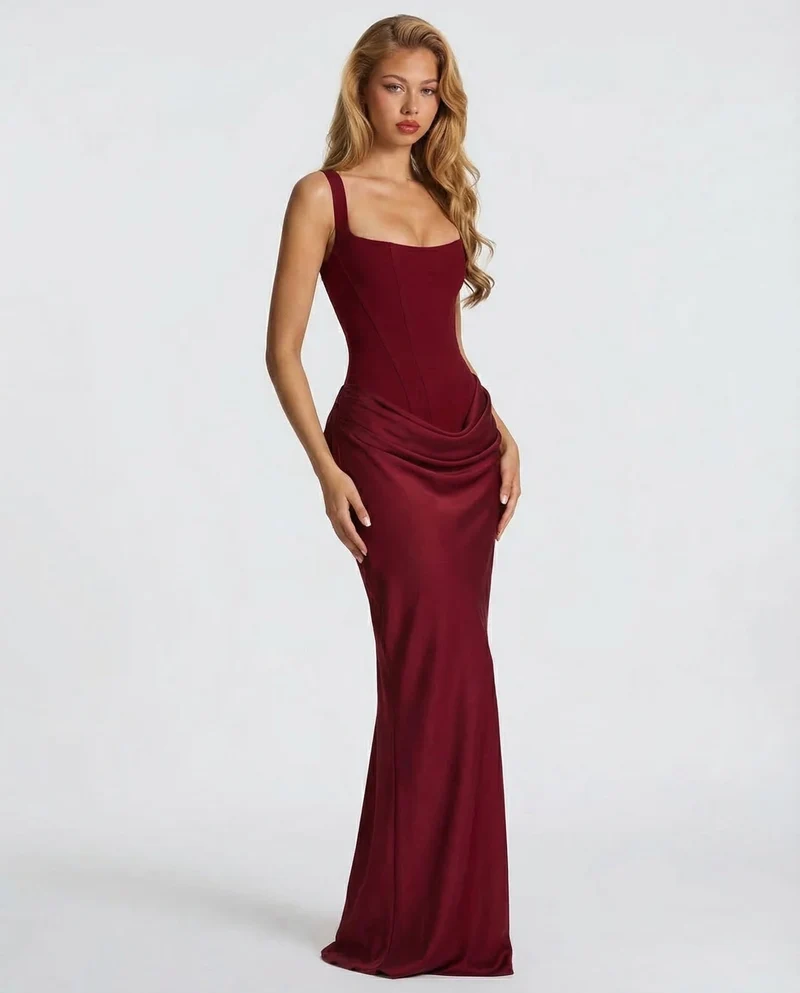 Chayenne - Sanduhr-Maxikleid