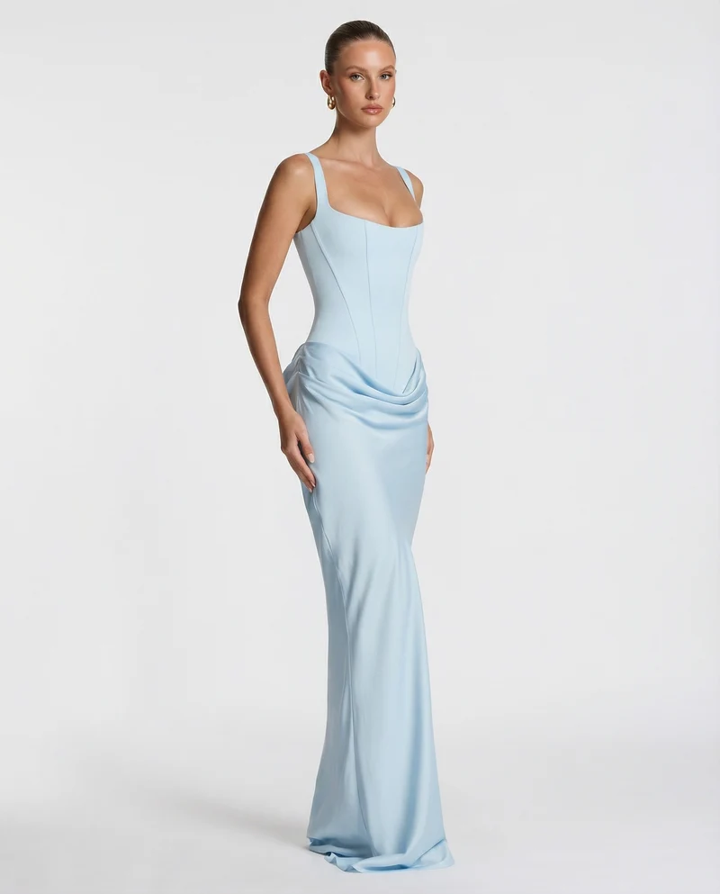 Chayenne - Sanduhr-Maxikleid