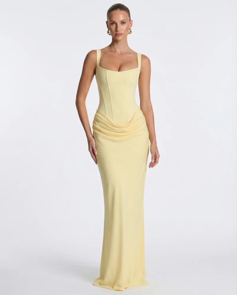 Chayenne - Sanduhr-Maxikleid