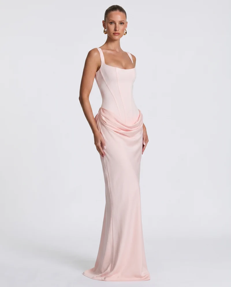 Chayenne - Sanduhr-Maxikleid