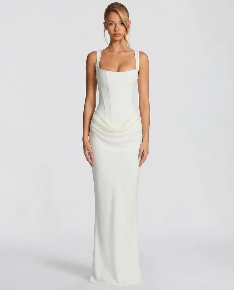 Chayenne - Sanduhr-Maxikleid